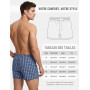 Marvmys Boxers Homme Coton Caleçon Hommes sous-vêtements Élastique Décontracté Ample Sport Ajustés Extensibles Lot de Plusieurs 