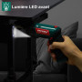 HYCHIKA Visseuse Sans Fil 6 Nm, Visseuse Devisseuse Sans Fil 2000mAh 3.6V avec 20 Accessoires, Lampe LED, Mandrin Magnétique, Câ