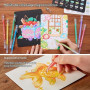 Shuttle Art 30 Stylo Gel Couleur 0,6mm, Stylo Couleur Pointe Fine pour Papier Noir pour Enfant Adulte Coloriage Ecriture Dessin