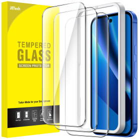 JETech Verre Trempé pour Google Pixel 10a, Lot de 3 | 9H Protection D'écran, Transparent HD, Protection Anti-Rayures, Outil d'In