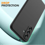Vansdon Coque Compatible avec Samsung Galaxy A36 5G, Noir | 2 Film de Protection en Verre trempé, Housse Souple en TPU en Silico