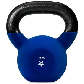 Yes4All Kettlebell 2-20kg en fonte avec revêtement en néoprène, Kettlebells multicolores