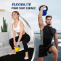 Yes4All Kettlebell 2-20kg en fonte avec revêtement en néoprène, Kettlebells multicolores