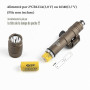 QIRUIMY M600C Lampe de poche LED Torche tactique 600 Lumens,Lumière Scout légère pour mlok Keymod 20mm Picatinny Rail System (Ma