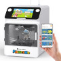 Imprimante 3D PrintyGo Mini pour Enfants, 600 mm/s, nivellement Automatique, idéale pour Les débutants, Conception sécurisée pou