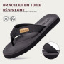 FITORY Homme Confortable Tongs été antidérapante Chaussures de Plage & Piscine Taille 40-46 EU