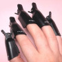 Mylee Pinces à Ongles Soak Off (10), Pinces de Retrait du Vernis UV/LED | Capuchons pour Dissolvant de Vernis à Ongles, Convienn