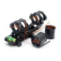 TRIROCK Scope Anneaux de Montage avec Niveau à Bulle, Dual Mount Bague d'adaptation 30 mm/25.4 mm (2,5 cm) pour 20 mm Picatinny