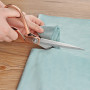 KUONIIY Lot de ciseaux de couture professionnels en acier inoxydable-cuivre (25,4 cm) pour la coupe de tissu, y compris petits c