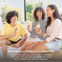 Ninja CREAMi Scoop et Swirl avec 2 pots, Machine à Glace,13 modes NC701EUBR | Sorbetière, Machine a glaces à l’italienne Intégré