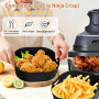 Set de 8 Accessoires Air Fryer pour Ninja CRISPi FN101EU & Pro | Comprend 2 Inserts en Silicone 1,33L & 3,44L, 100 Papiers de Cu