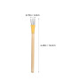 DECHOUS 2 Pièces Brosse Métallique de Poterie en Acier avec Manche Bois | Outil de Texture Filaire, Sculpture et Modelage, pour