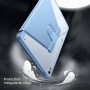 JETech Coque Rotatif pour Samsung Galaxy Tab S10 FE Plus 13,1", Bleu | Support Rotatif à 360°, Étui Housse Dos Transparent, Veil