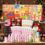 LAIKOU Calendrier de l'avent Beauté Maquillage 24 Jours | Noël Coffret Cadeau Cosmétiques pour Ados et Jeunes Femme, Kit Routine
