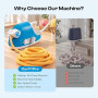 Caydo Tricotin Automatique Pro, i Cord Machine à Tricoter Électrique | Machine Tricoter électrique Mains Libres,Puissante Réglab