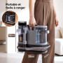 Lubluelu Shampouineuse Canapé 22 kPa, 600 W, Nettoyeur Tapis Portable | Auto-Nettoyante et Portable, avec Long Tuyau pour Canapé