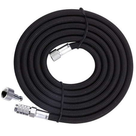 Fengda Tuyau aérographe 3 mètres BD-30 avec raccords 1/8 Standard aux Deux extrémités avec déconnecteur Rapide