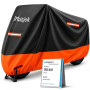 Maizjok® Bâche Moto Extérieur Étanche, Housse Moto Imperméable 210D | Protection Pluie Poussière UV, Hiver Été, pour Sportive, R