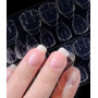 WeddHuis Gel Pad Ongles, 30 Feuilles 720Pcs Patch Faux Ongles Autocollant, Gel Pads Press on Nails Autocollants De Colle à Ongle