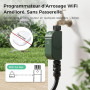 WOOX Programmateur d'arrosage WiFi Intelligent, sans Hub Requis | 8 programmes d'arrosage, Wi-Fi 2,4 GHz, commande via APP, Alex