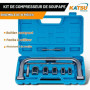 KATSU Tools Kit de compresseur de Ressort de soupape Portable 5 en 1, 10 pièces, pour Voitures, fourgonnettes, Motos, modèle 450