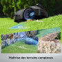 MOVA ViAX 500 Robot Tondeuse sans Fil périphérique,LiDAR 360°&Double Vision | Recommandé 600 m², Cartographie à Assistance IA, é