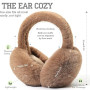 Dwenarry Cache-oreilles Femmes Cache oreille d'Hiver Pliables Doux Chauds et Mignons pour l'Extérieur Cache-oreilles pour temps