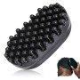 Eponge Cheveux Afro,Brosse à cheveux,Brosse à cheveux en caoutchouc,Brosse Cheveux Bouclés,Pinceau lavable Afro Hair Brosse Curl