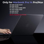 BlueSwan avec Coque MacBook Pro 14 Pouces 2026-2021 M5-M1 Anti-Traces | Coque Compatible avec MacBook Pro 14" M5/M4/M3/M2/M1 A34