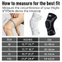 Kuangmi Genouillère Professionnelle Avec Molette Mécanique, Coussinets Gel Rotulien et Stabilisateurs Latéraux - Soutien Articul