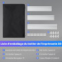 ELEGOO Boîtier Imprimante 3D pour Neptune 3 Pro/4/4 Pro, Ender 3 | Résistant au Feu, Étanche à la Poussière, Tente à Température