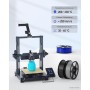ELEGOO Filament PLA+ 1,75mm Noir/Blanc/Rouge Franc/Bleu Foncé 4KG | PLA Plus Haute Résistance 3D, Précision Dimensionnelle ±0,02