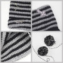 Grunge Bonnets tricotés au crochet pour femmes filles renard oreilles de chat gothique Emo Alt Y2K Accessoires Grunge Vêtements
