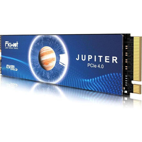 Fikwot NVMe 500Go SSD M.2 PCIe 4.0 2280, Disque Dur SSD Internes, Jusqu’à 6300 Mo/s, Compatible avec PS5 et Ordinateurs Portable