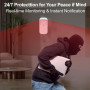 Alarme Maison sans Fil avec Caméra, Système de Sécurité Domestique WiFi/GSM SMS avec Détecteur de Mouvement, Sirène D'alarme 120