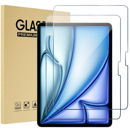 ProCase 2 Verres Trempés pour iPad Air 11" (M4) 2026/(M3) 2025/(M2) 2024 | Verre Trempé 9H, Haute Transparence, Anti-Rayures, Sa
