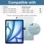 ProCase 2 Verres Trempés pour iPad Air 11" (M4) 2026/(M3) 2025/(M2) 2024 | Verre Trempé 9H, Haute Transparence, Anti-Rayures, Sa