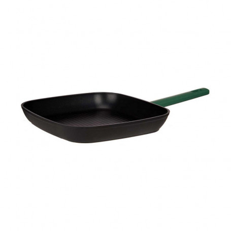 Poêle à Grilller avec Rayures Noir Vert 28 x 28 cm Aluminium 43,99 €