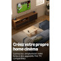 Amazon Echo Studio (nouvelle génération) : format compact, audio 3D immersif et Dolby Atmos (graphite), avec accès anticipé à Al