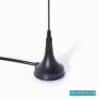 Bingfu Antenne RTL SDR Bi-Banda 978MHz 1090 MHz 7 dbi Mâle SMA et MCX | Base Magnétique, Câble 3 m, pour Récepteur ADS‑B Aviatio
