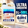 HYGILAS Nettoyant Canapé & Tissu, Professionnel 5L - Concentré à Diluer - Compatible Injection/Extraction & Shampouineuse - Mate