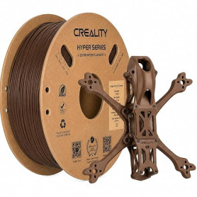 Creality Hyper PLA-CF Filament Carbone 1.75mm Marron, 1kg Filament Imprimante 3D Renforcé, Haute Vitesse 300mm/s, Finition Mate,