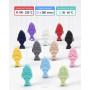 ELEGOO PLA Matte Filament 4 Couleurs 4KG 1,75 mm | Jaune Soleil Bleu Glace Rose Sakura Violet Lavande, Haute Précision, Bobine 1