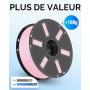 JAYO Filament PLA+ 1.75mm Bois 1.1 KG, Haute Résistance 3D Filament | Facile à Utiliser, Bobine Détachable, PLA Plus Précision +