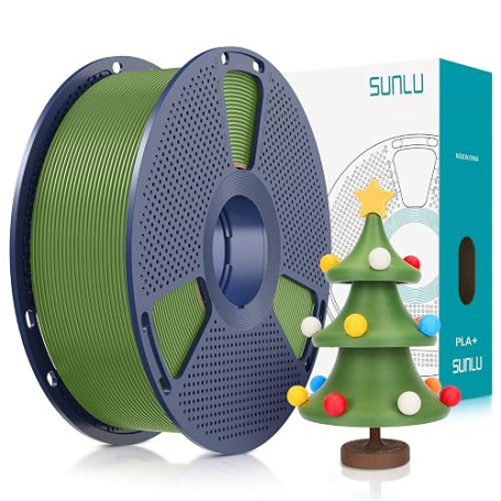 SUNLU Filament PLA+ 1.75mm, Filament PLA Plus pour Imprimante 3D, PLA+ Filament pour Impression 3D, Meilleure Ténacité et Résist