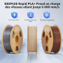 DEEPLEE Filament PLA+ Rapide 1.75mm Brun 4kg | Bobine Rapid PLA Plus Filament 1.75 Imprimante 3D FDM, Haute Vitesse d'Impression