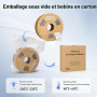 DEEPLEE Filament PLA+ Rapide 1.75mm Brun 4kg | Bobine Rapid PLA Plus Filament 1.75 Imprimante 3D FDM, Haute Vitesse d'Impression