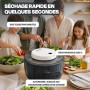 mastrad - Essoreuse À Salade Électrique Rechargeable USB-C 26 cm | Capacité 6 L, séchage automatique, USB-C, jusqu'à 100 utilisa