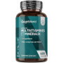 Multivitamines et Minéraux - 400 Micro-Comprimés Vegan (+ 1 An) - 27 Nutriments Essentiels Vitamines A B C D E K, Calcium, Magne