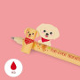 LEGAMI - Set de 3 Stylos Gel Effaçables - Fur-ever Friends | Stylos avec encre effaçable thermosensible, noir, bleu, rouge, effa